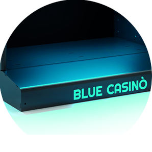 Poggiapiedi con logo retroilluminato a LED monocolore o RGB