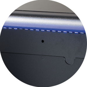 Illuminazione profilo anteriore con LED monocolore oppure RGB