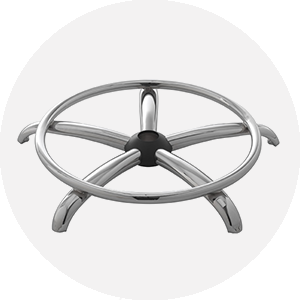 Base Wheels con poggiapiedi